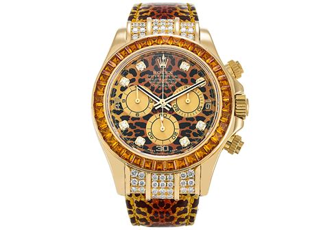 rolex animal print watch|Feature: Rolex Daytonas that dare to be different! .